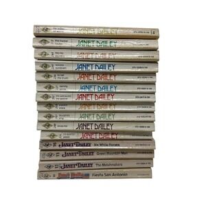 Vintage (15) Romance Book Lot JANET DAILEY Paperback Harlequin Presents